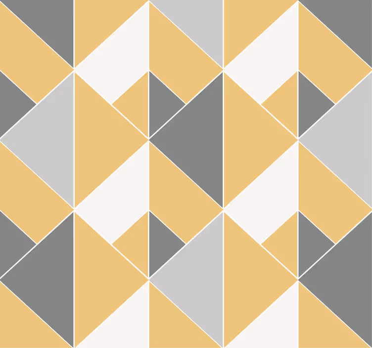 Blind yellow yellow and grey pattern - TenStickers