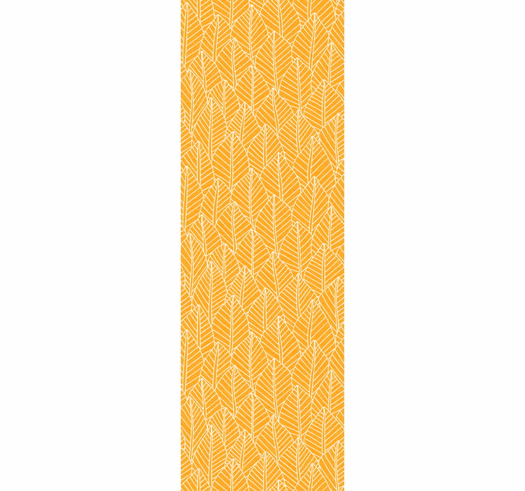 Blind yellow foliage yellow pattern - TenStickers