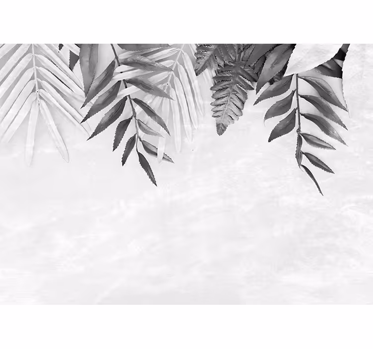 Blind kitchen gray hanging feathers - TenStickers