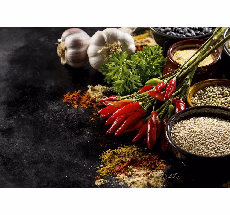 Blind kitchen spice cooking experience - TenStickers