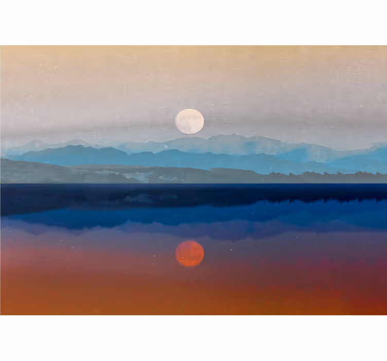 Blind kitchen beautiful moon design - TenStickers