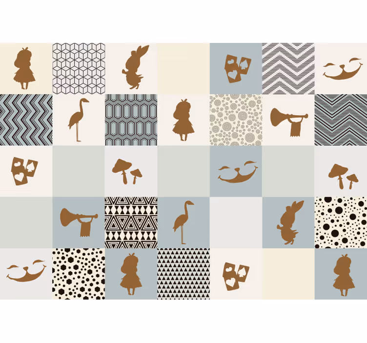 Blind kitchen adventures in wonderland - TenStickers
