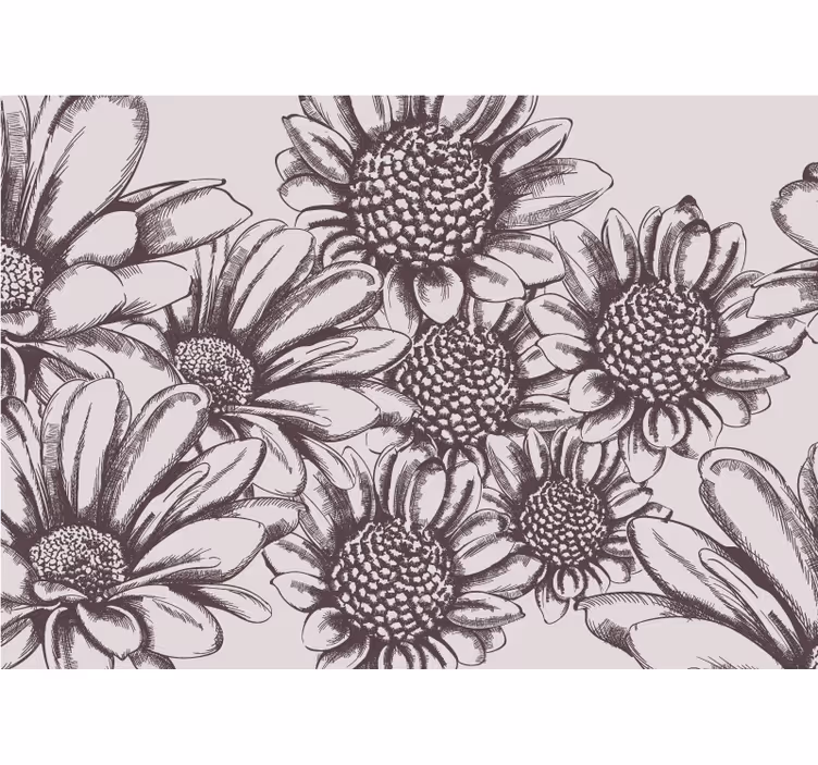 Blind kitchen vintage sunflowers - TenStickers
