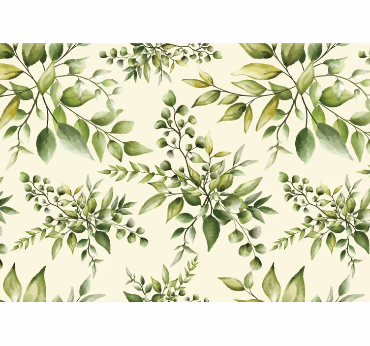 Blind kitchen tropical flourishing leaves - TenStickers