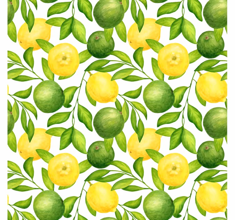 Living room blind lemons and limes - TenStickers