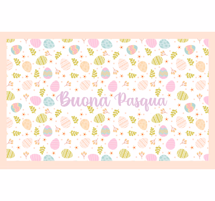 Blind yellow buona pasqua italiana - TenStickers