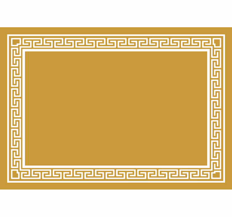 Blind yellow inspired by greek design - TenStickers