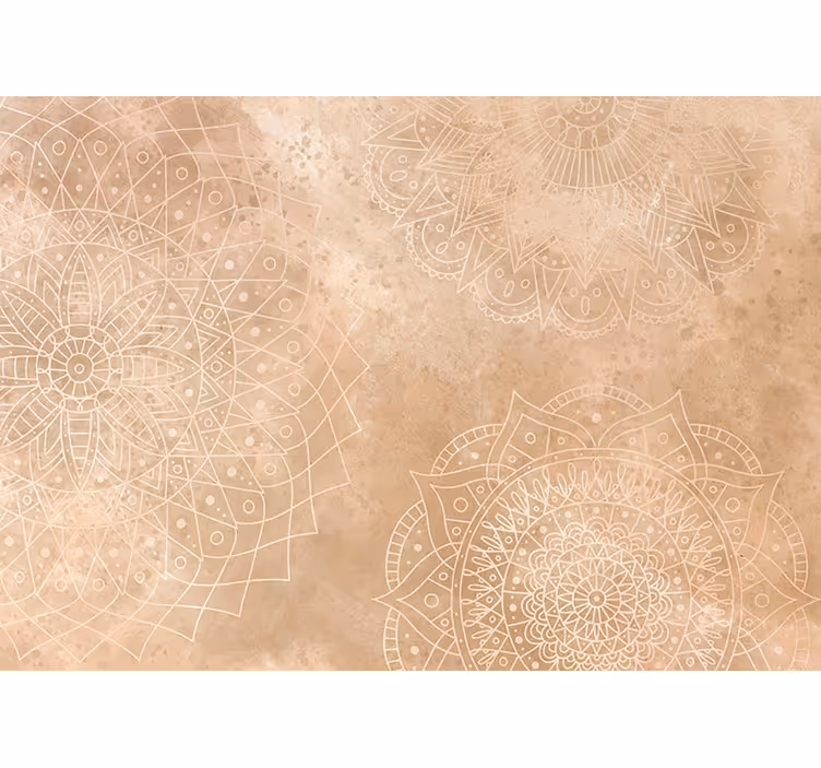 Blind beige vintage mandalas - TenStickers