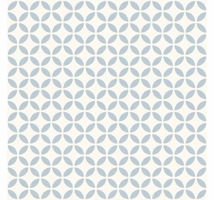 Blind blue circular patterned design - TenStickers