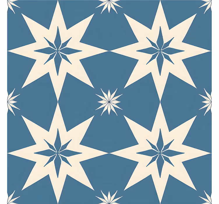 Blind blue celestial starry design - TenStickers