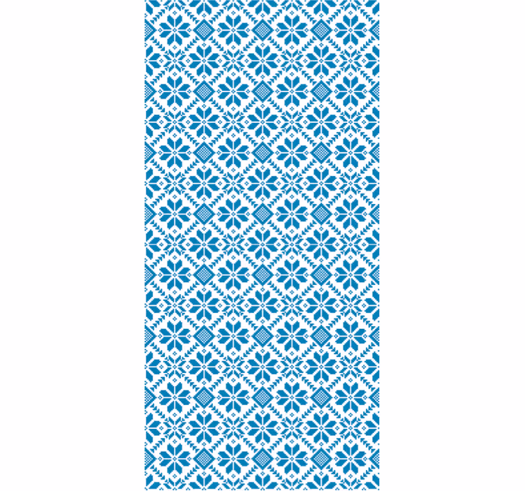 Blind blue blue tile design - TenStickers
