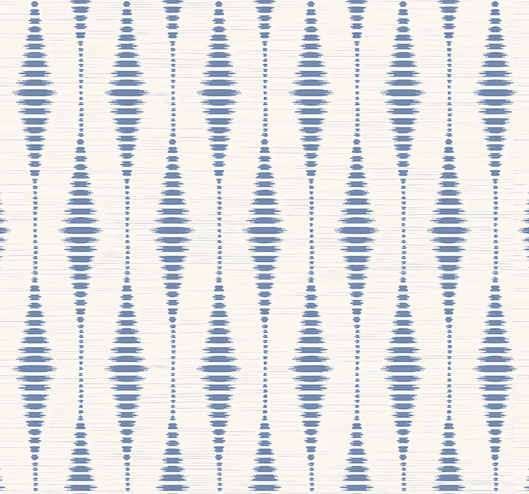 Blind blue rabaul ikat blue and beige - TenStickers