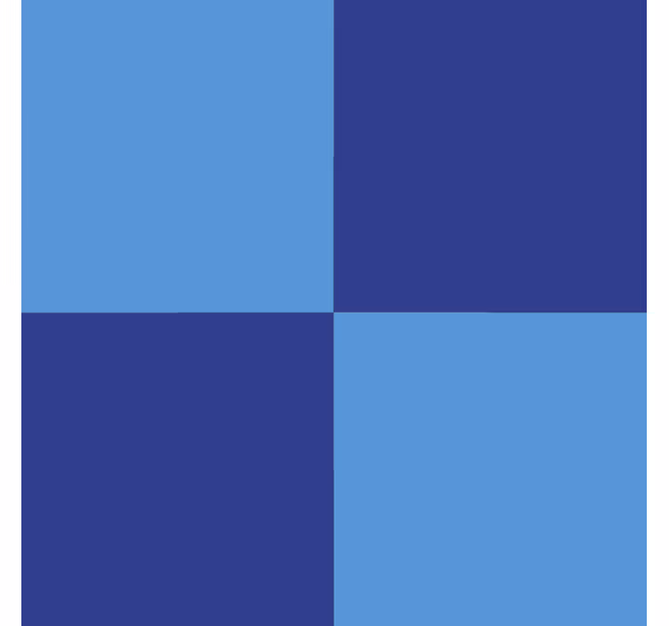 Blind blue dark and blue design - TenStickers