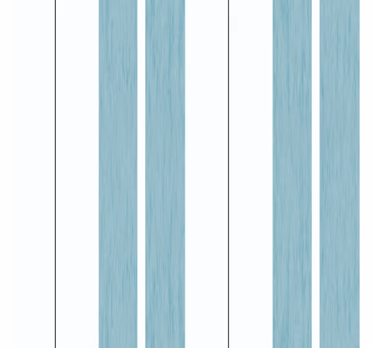 Blind blue turquoise striped shades - TenStickers