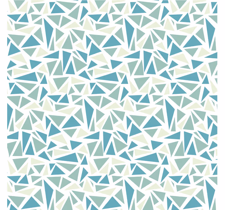 Blind blue vintage green mosaic - TenStickers