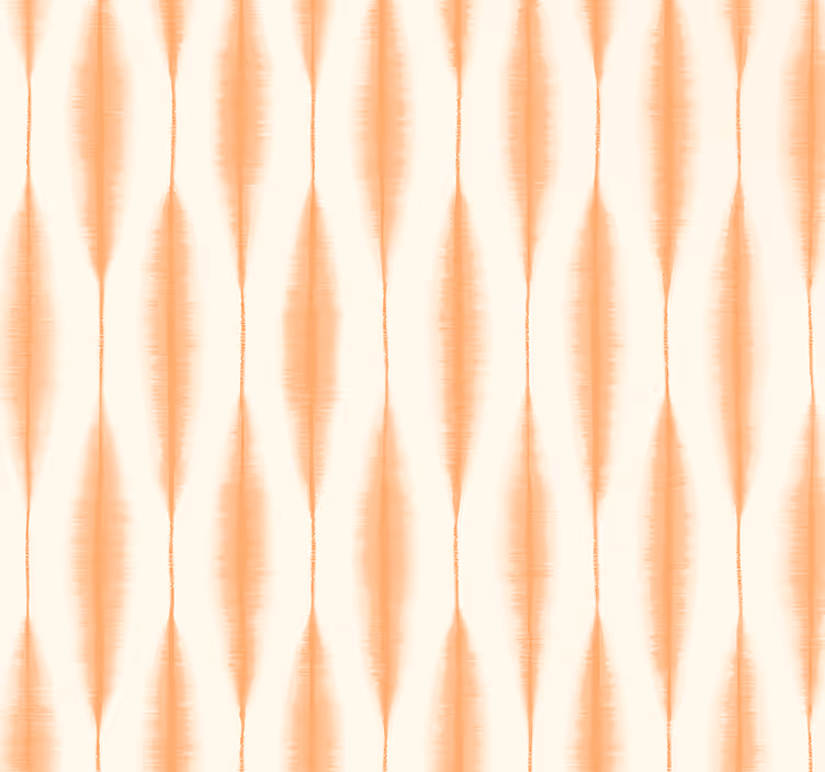 Modern blind ikat kasuri in orange - TenStickers