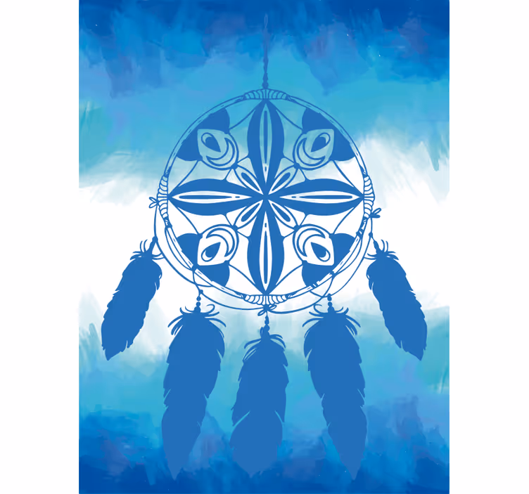 Blind blue decorative dreams - TenStickers