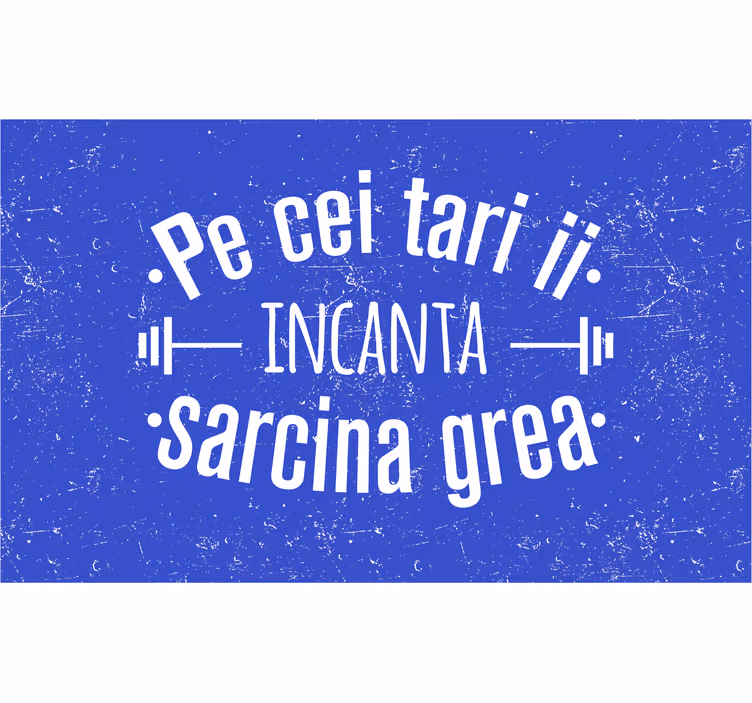 Blind blue strong souls embrace heavy burdens - TenStickers