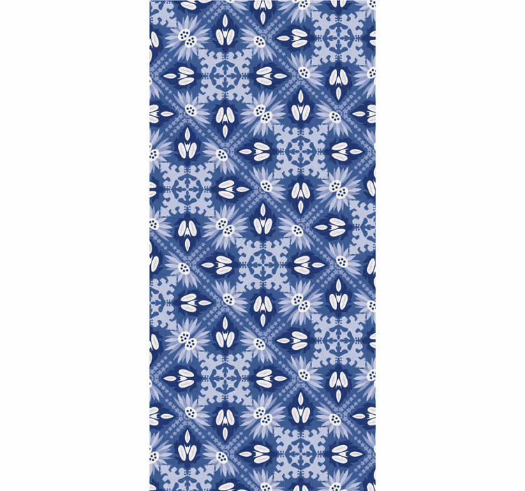 Blind blue decorative design - TenStickers