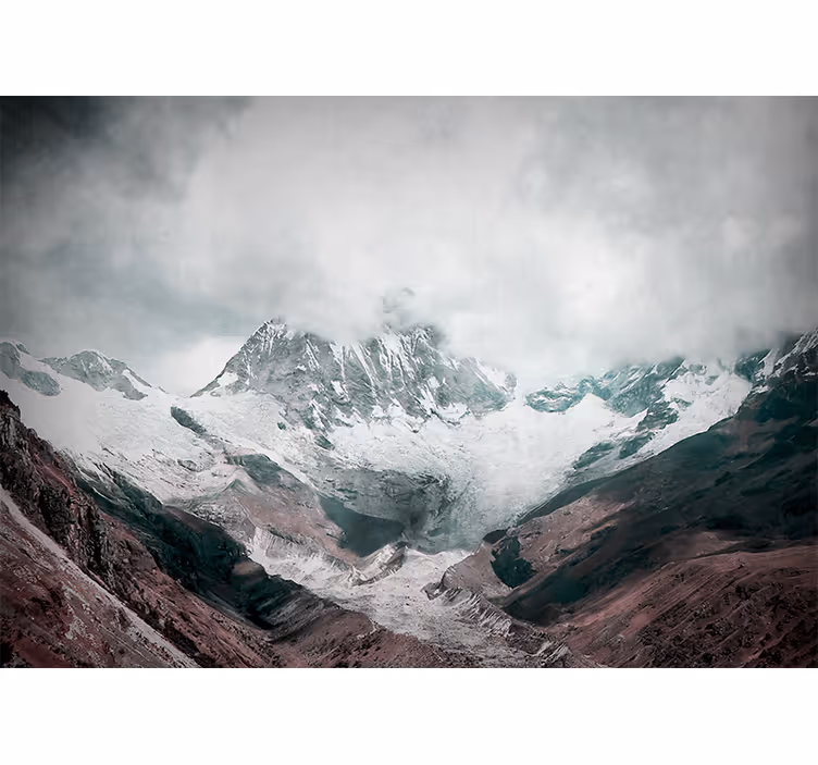 Living room blind huascaran national park design - TenStickers