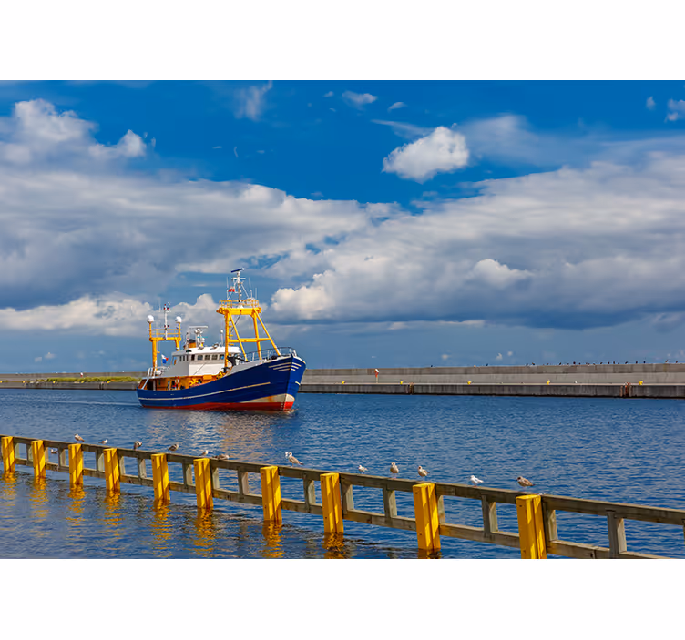 Living room blind gdynia vessel - TenStickers