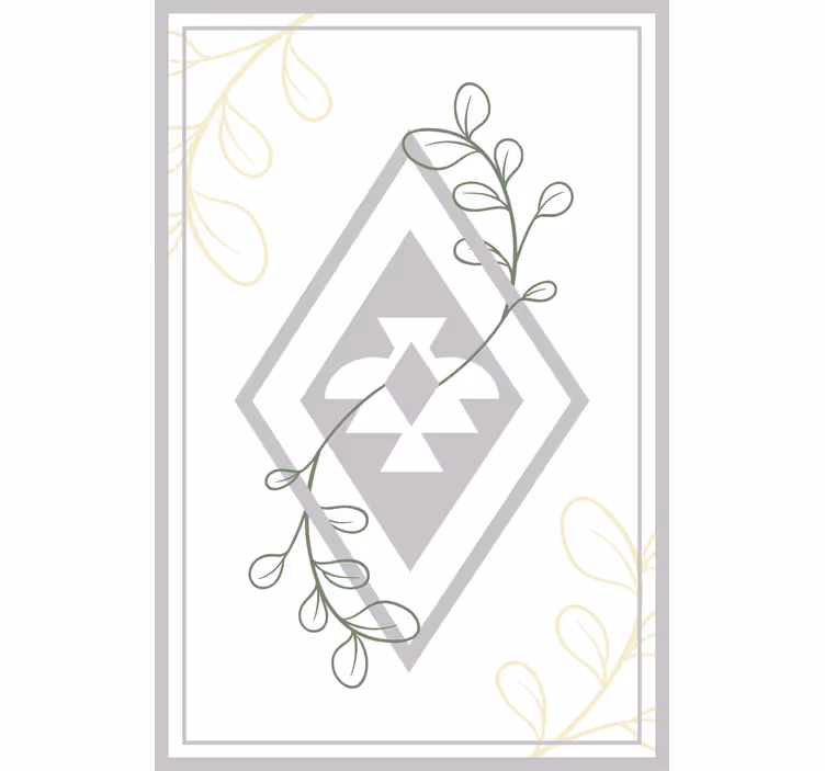Living room blind anumka mapuche design - TenStickers