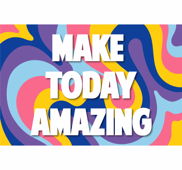 Living room blind to brighten your day with color - TenStickers