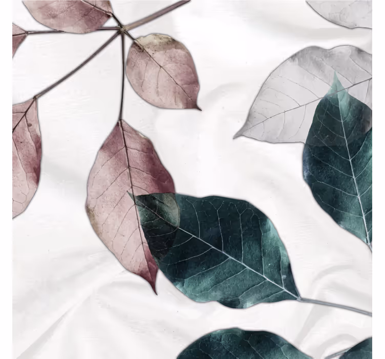 Living room blind with jungle tropical leaves - TenStickers
