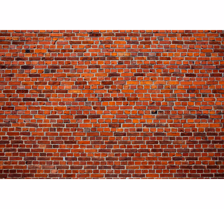 Living room blind modern bricks industrial style - TenStickers