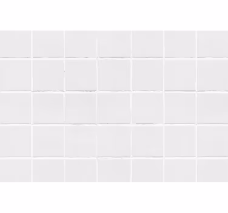 White window blind simple tiles - TenStickers