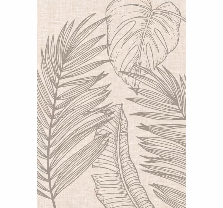 Blind beige tropical weave effect - TenStickers
