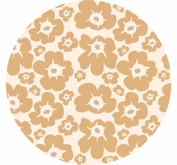 Blind beige beige poppies - TenStickers