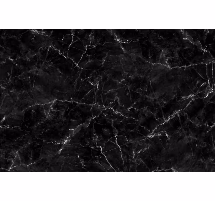 Blind bedroom with kitchen black marble design - TenStickers
