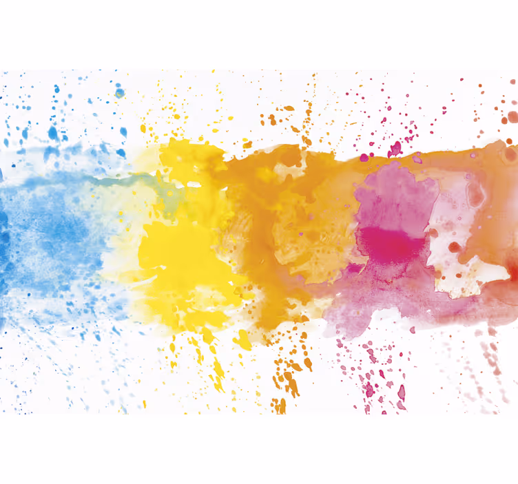 Blind bedroom colorful splash design - TenStickers