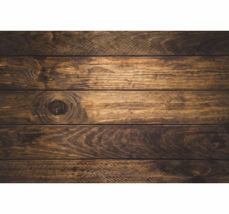 Blind bedroom brown wooden planks - TenStickers