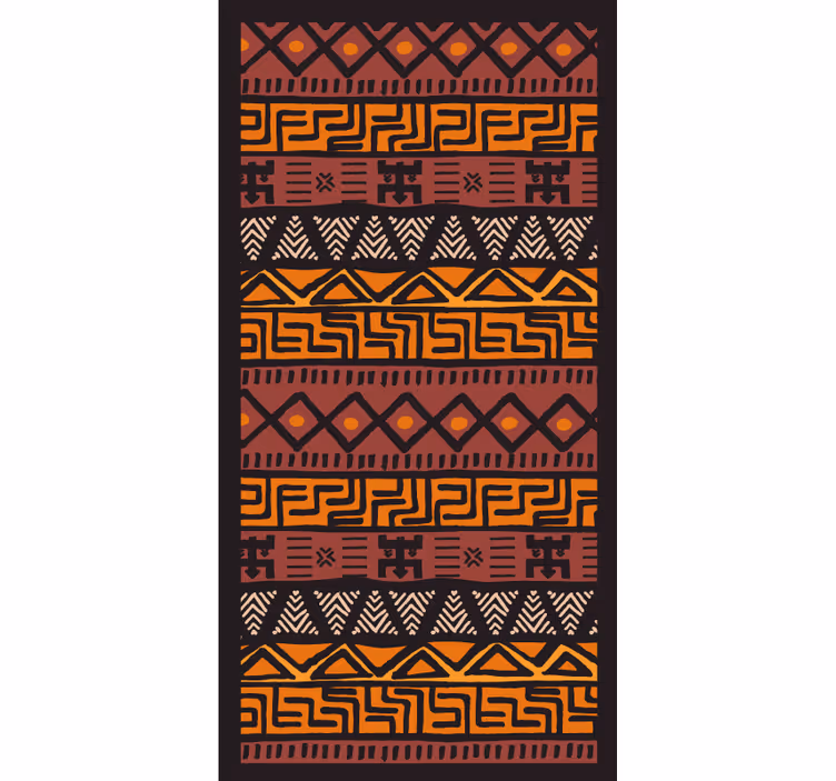 African style blind bedroom decor - TenStickers