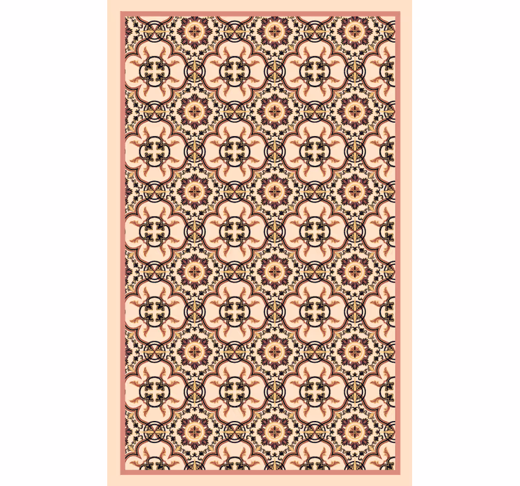 Blind bedroom vintage tile pattern design - TenStickers