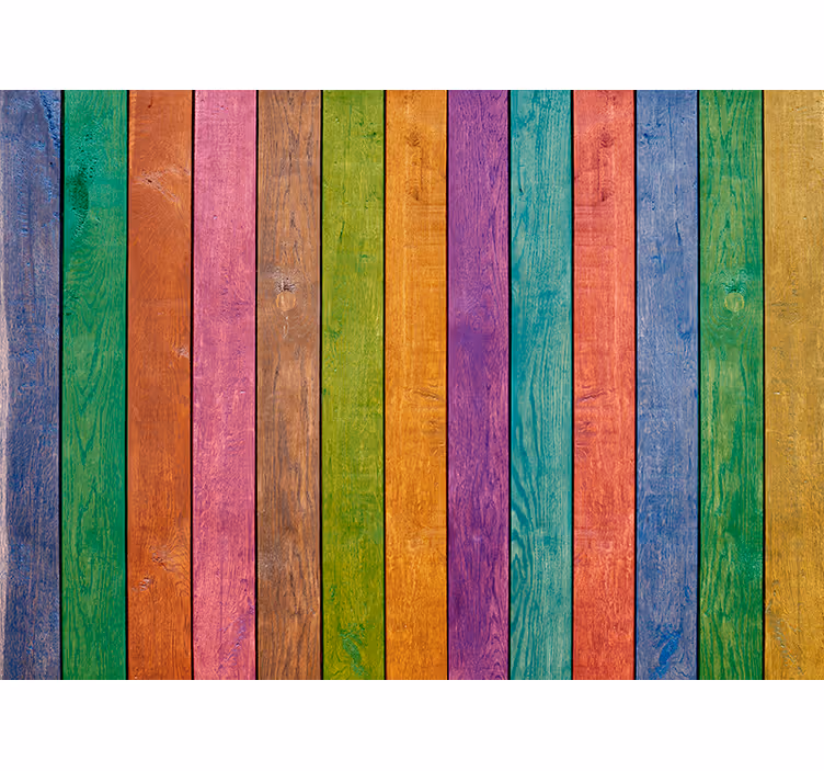Blind bedroom wooden multicolor design - TenStickers