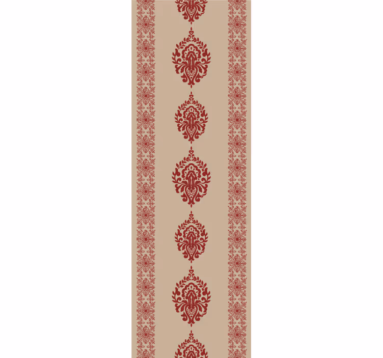 Retro roller blind elegant red designs - TenStickers