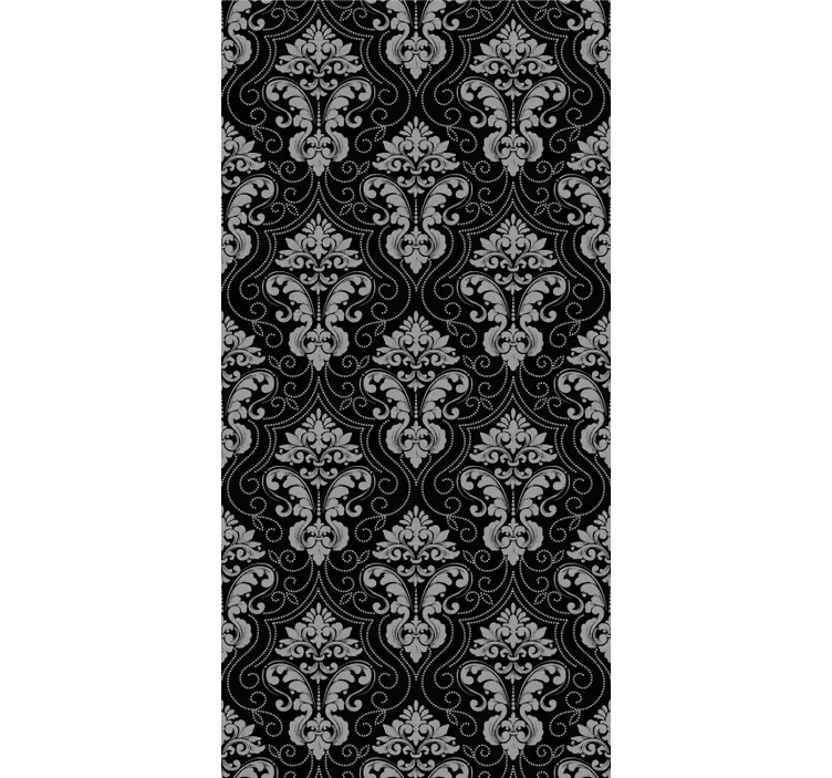 Retro roller blind elegant baroque design - TenStickers