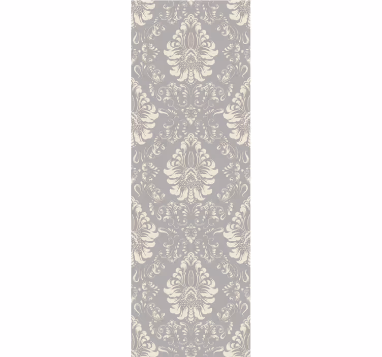 Retro roller blind in classic cream and pearl pattern - TenStickers