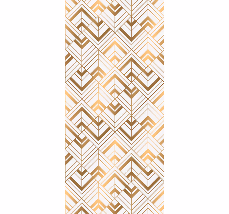 Retro roller blind with diamond pattern design - TenStickers