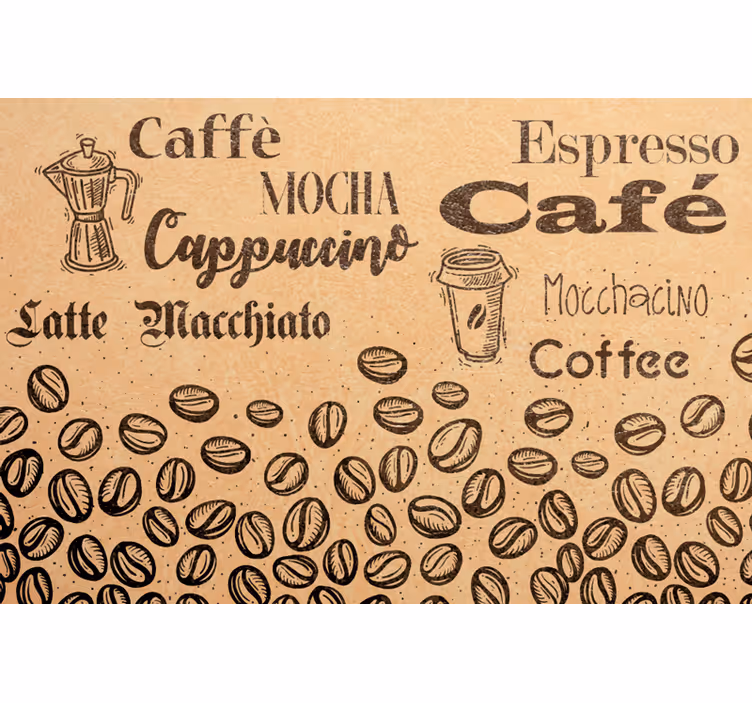 Blind beige italian coffee delight - TenStickers