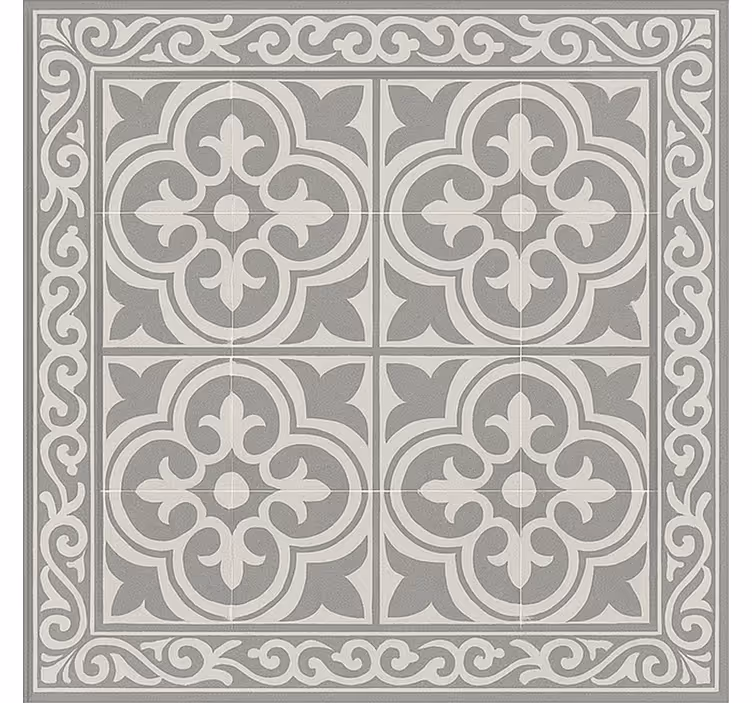 Blind bedroom elegant grey tiles - TenStickers