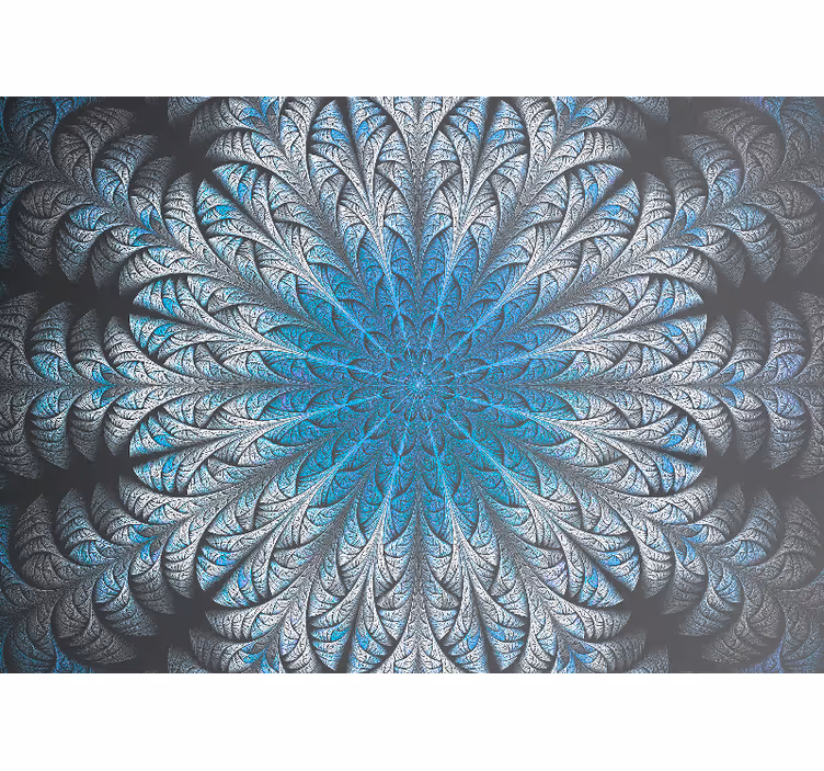Blind bedroom misty mandala design - TenStickers