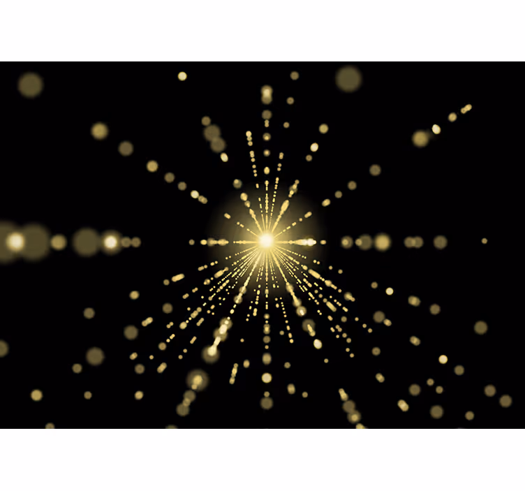 Blind bedroom shooting stars design - TenStickers