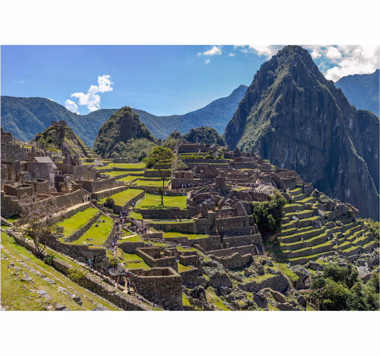Blind bedroom machu picchu ruins design - TenStickers