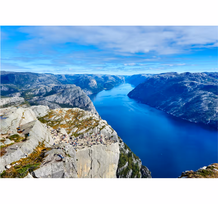Blind bedroom preikestolen norway design - TenStickers