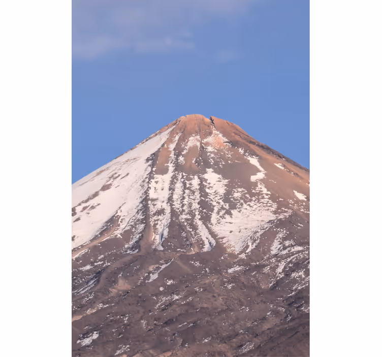 Living room blind mount teide design - TenStickers