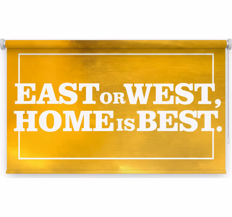 Blind bedroom east or west home is best vinyl rugs - TenStickers